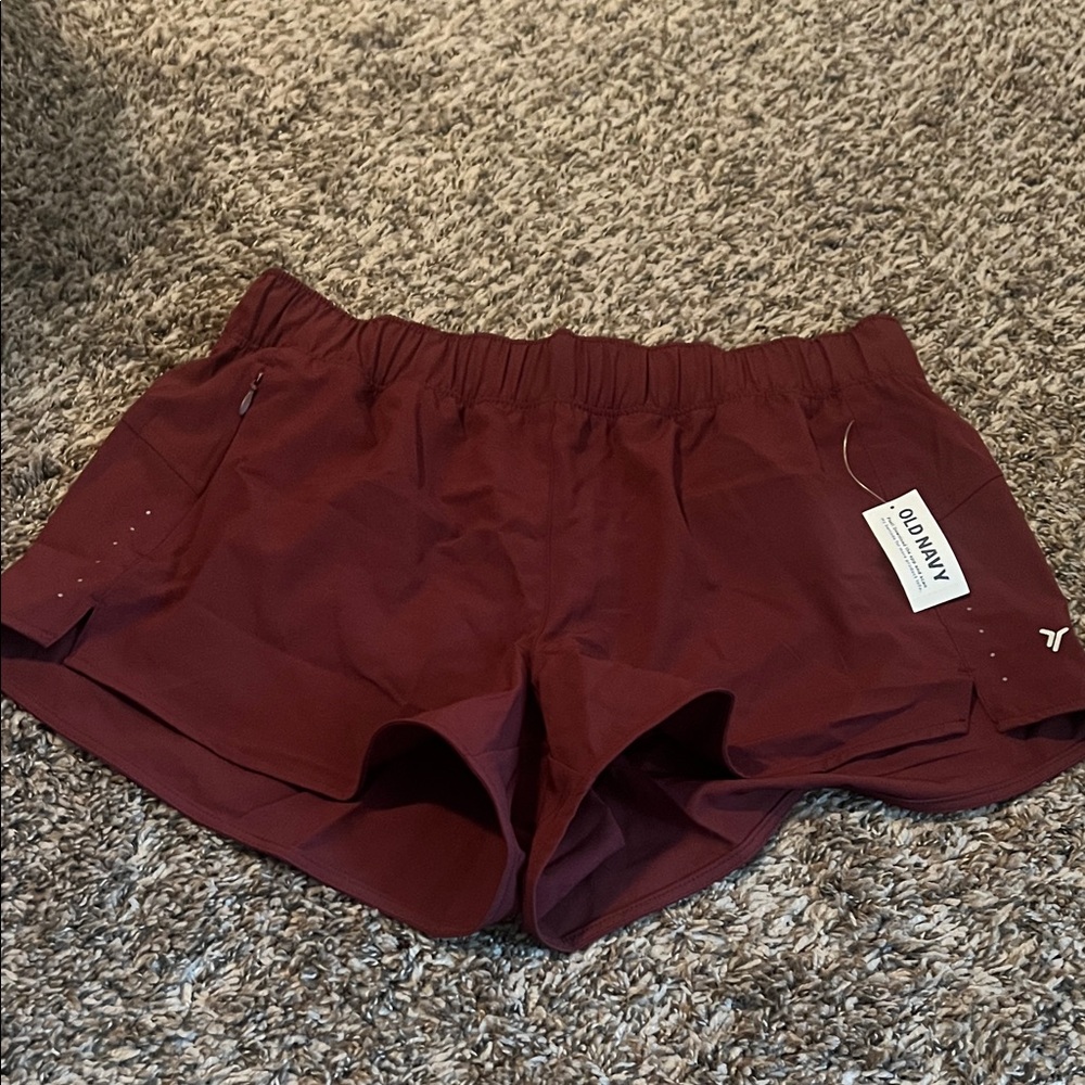 Avocado Maroon Athletic Shorts